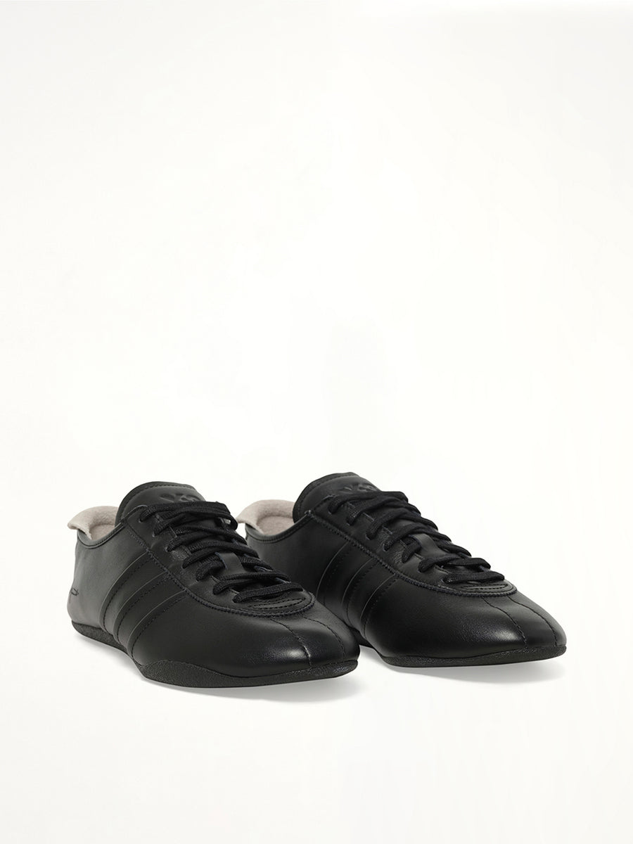Y-3 Tokyo Sneaker in Black/Off White Front View | Y-3