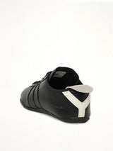 Y-3 Tokyo Sneaker in Black/Off White Back View | Y-3