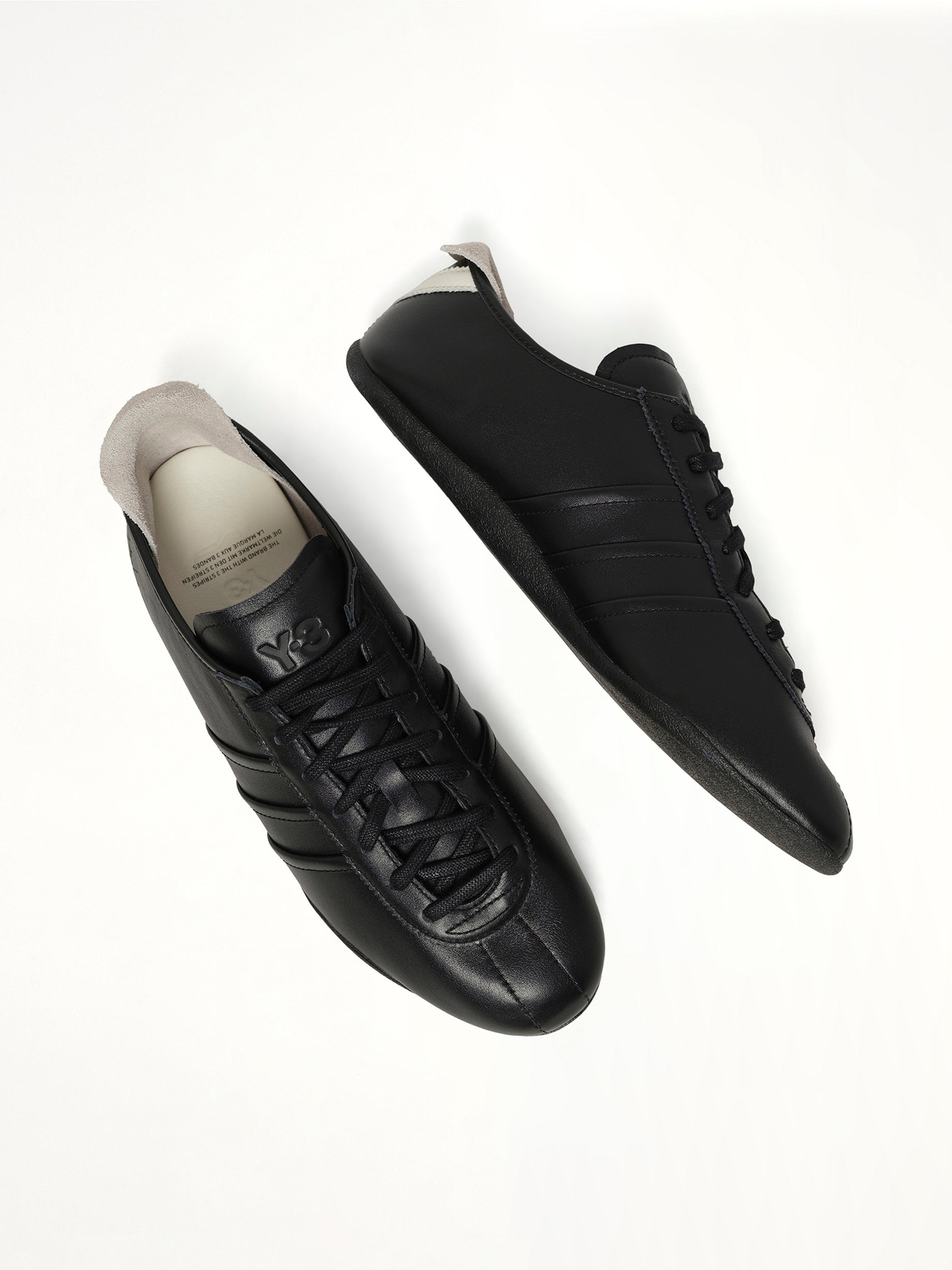 Y-3 Tokyo Sneaker in Black/Off White Top View | Y-3