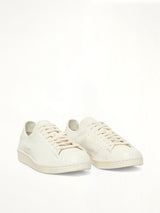Y-3 Superstar in Off White Front View | Y-3