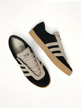 Y-3 Gazelle in Black/Off White Top View | Y-3