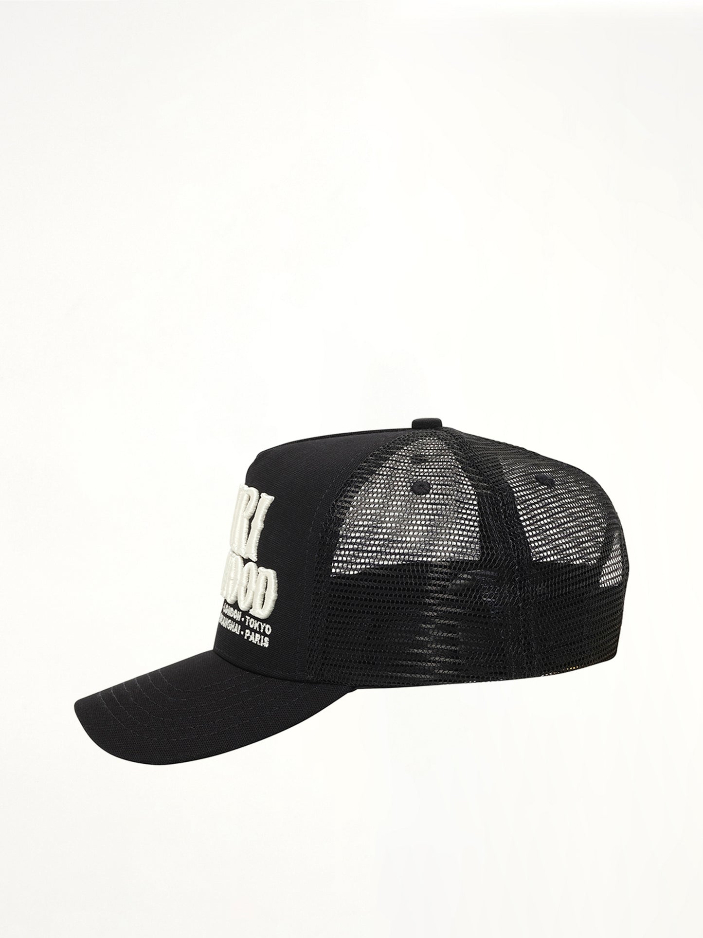 Amiri Hollywood Trucker Hat in Black
