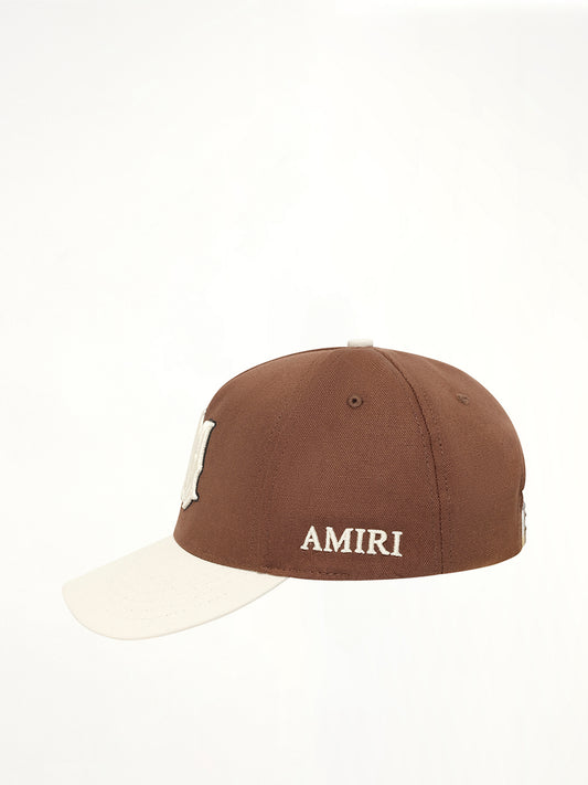 MA Outline Two Tone Hat in Dark Brown