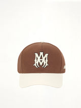 MA Outline Two Tone Hat in Dark Brown
