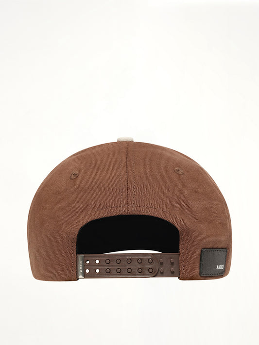 MA Outline Two Tone Hat in Dark Brown