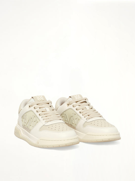 Classic Low Sneaker in White/Alabaster
