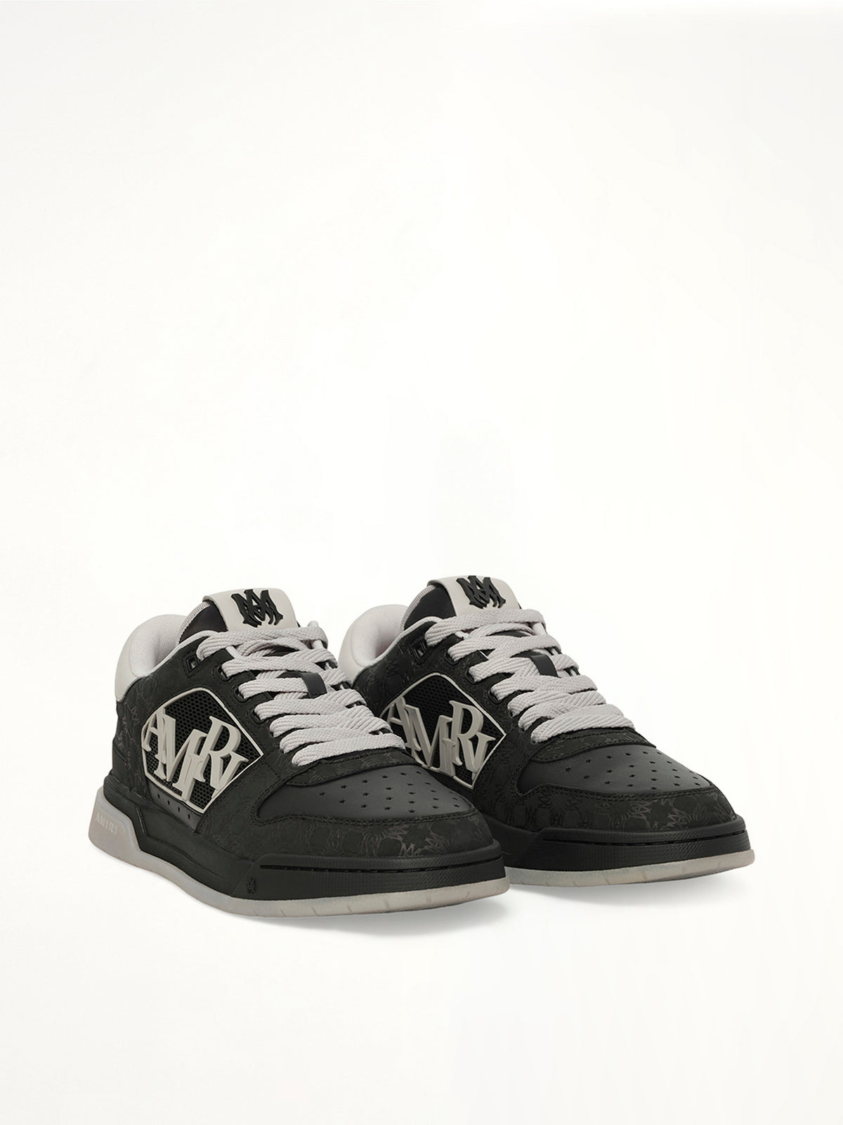 Classic Low in Black Front View | AMIRI