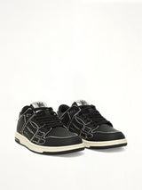 Skel Top Low Contrast Sneaker in Black Front View | AMIRI