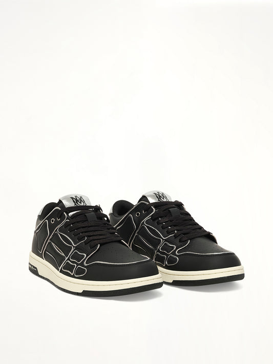 Skel Top Low Contrast Sneaker in Black