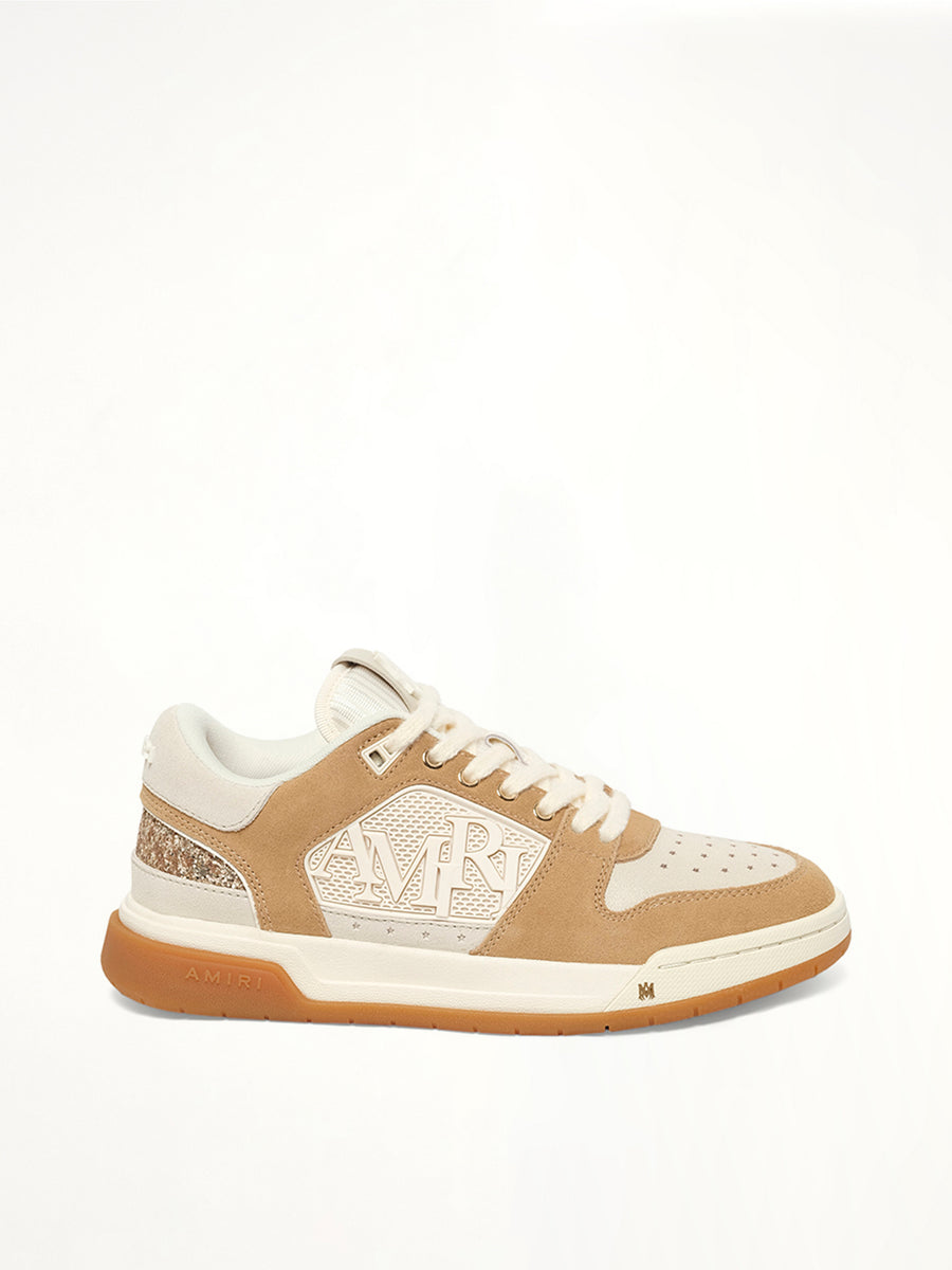 Glitter Classic Low in Dark Ginger Side View | AMIRI