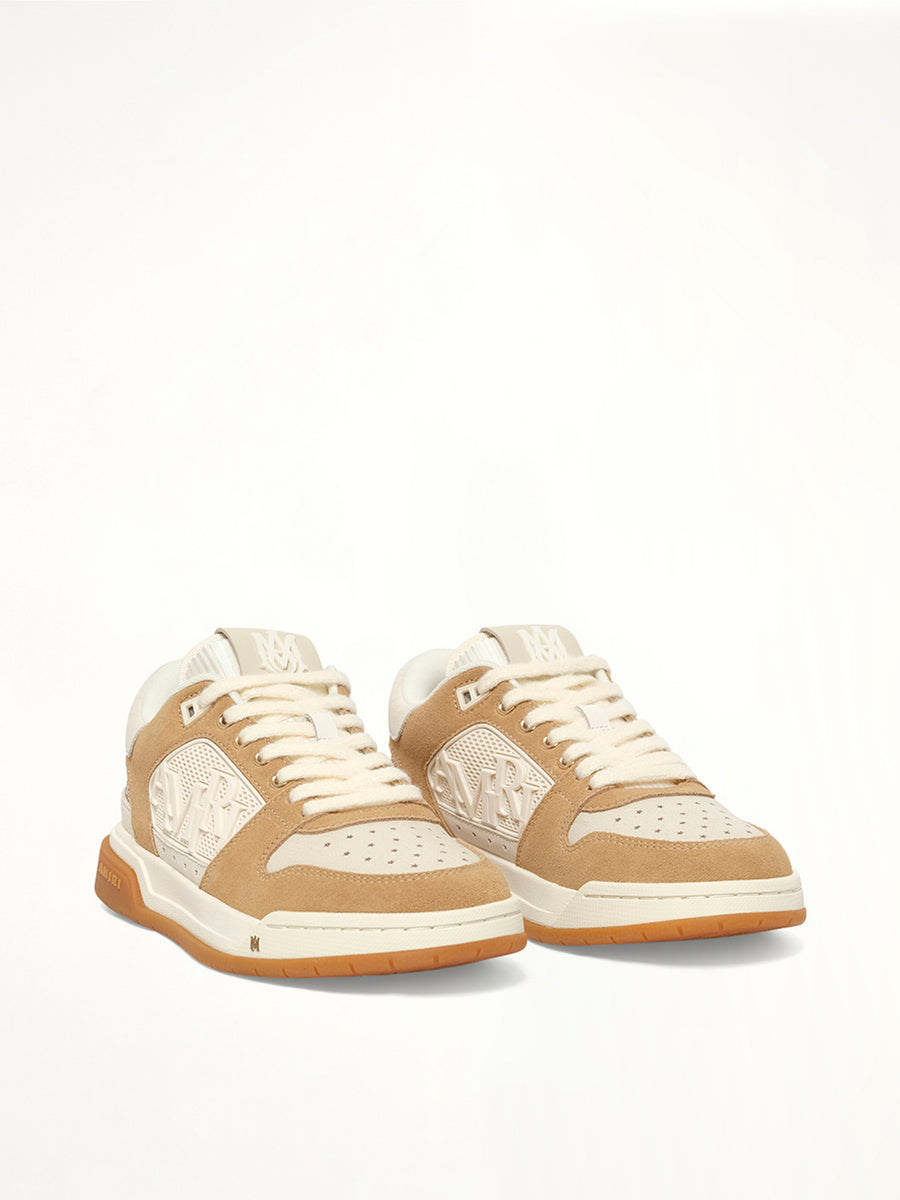 Glitter Classic Low in Dark Ginger Front View | AMIRI
