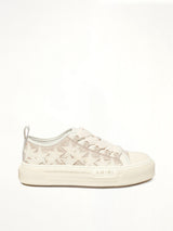 MA Quad Stars Court Low in Alabaster Side View | AMIRI