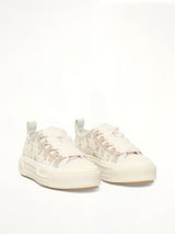 MA Quad Stars Court Low in Alabaster Front View | AMIRI