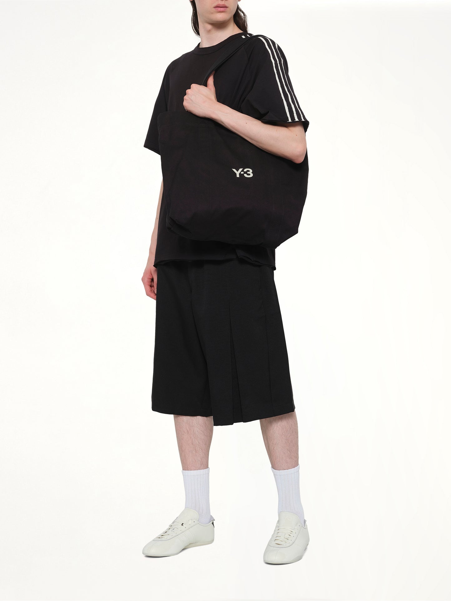 Y-3 Canvas Tote in Black