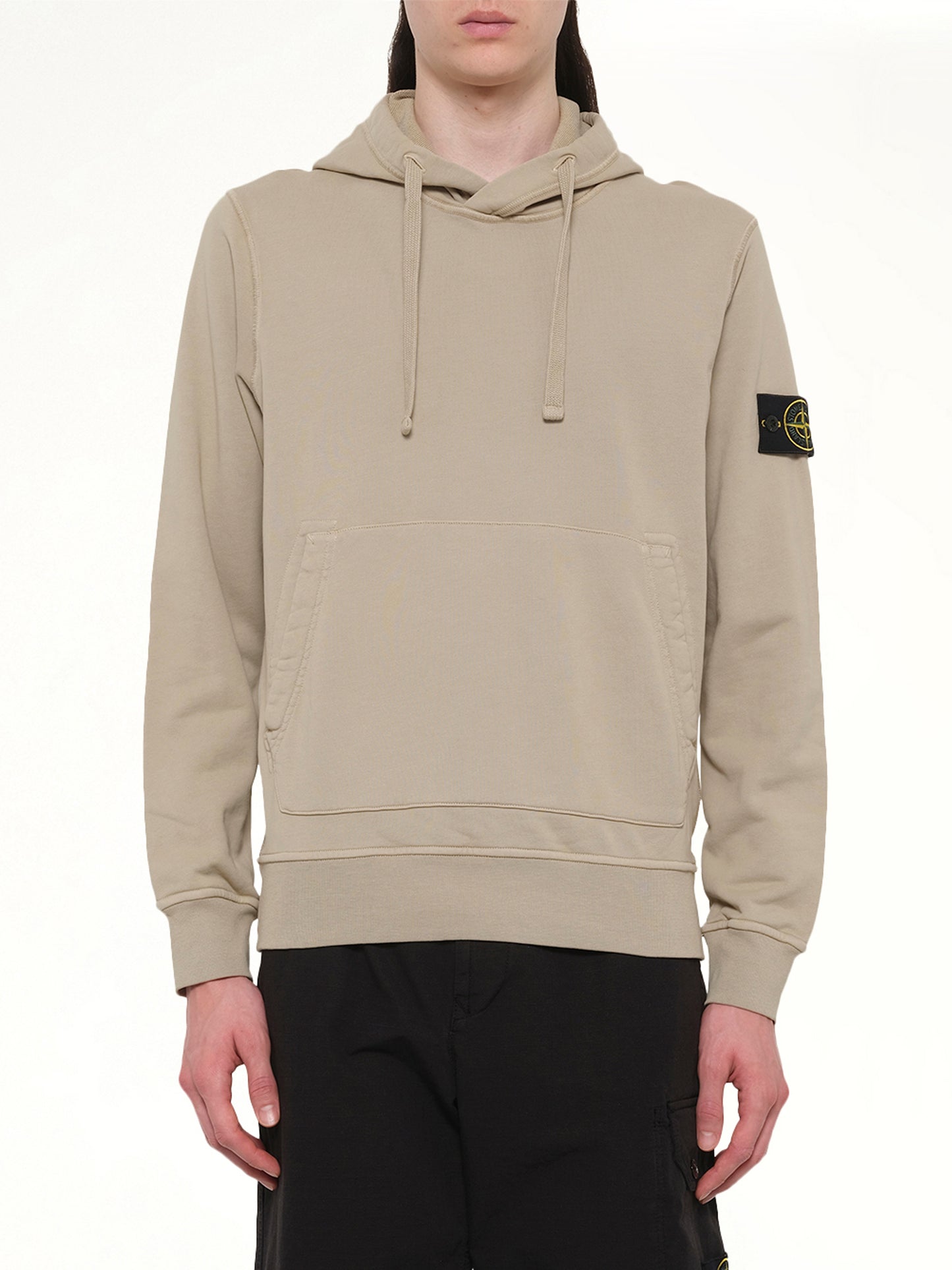 610006 Cotton Fleece Hoodie in Desert