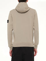 610006 Cotton Fleece Hoodie in Desert