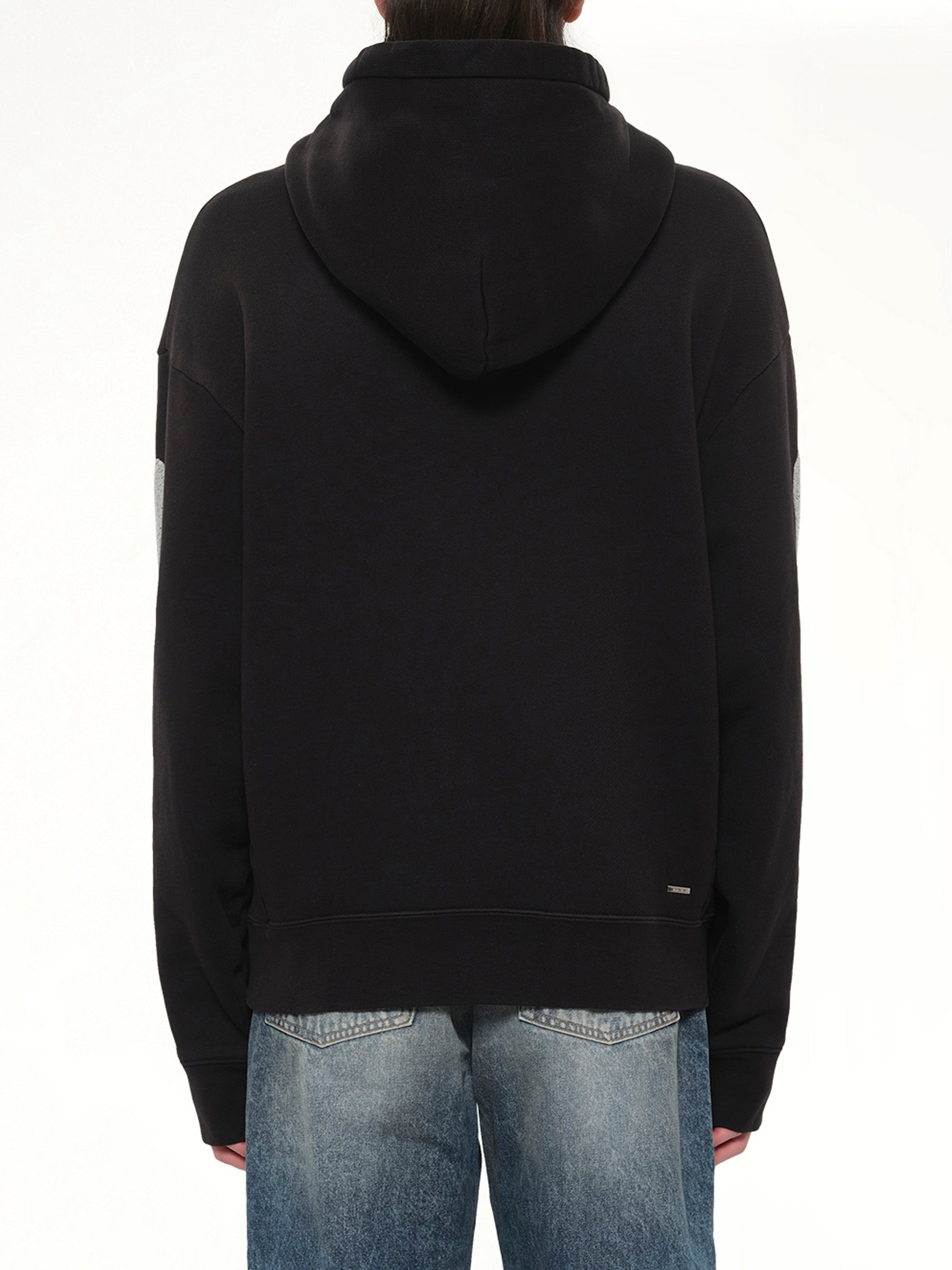 AMIRI Bones Oversized Hoodie in Black Back View from MARAIS