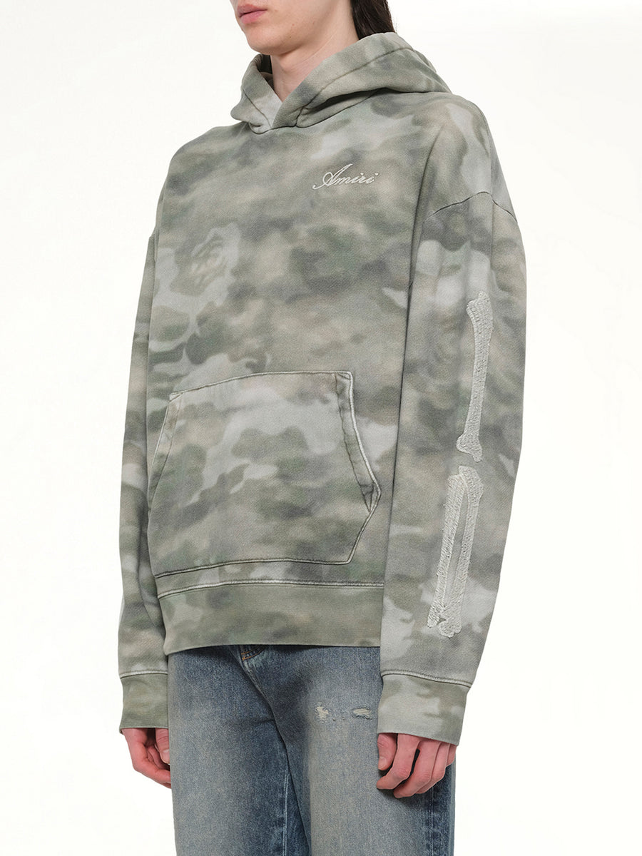 Bones Oversized Hoodie in Camo