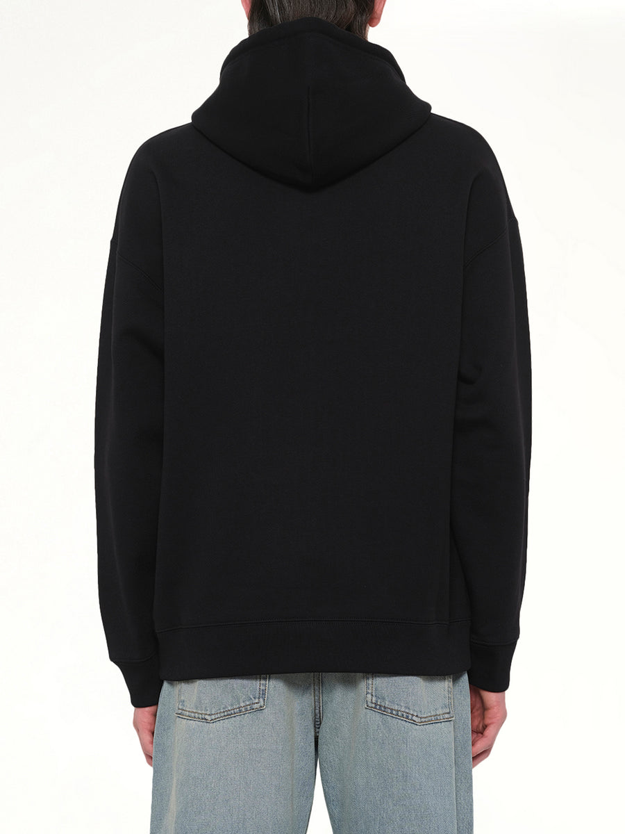 Louis Wain Relaxed Hoodie in Black