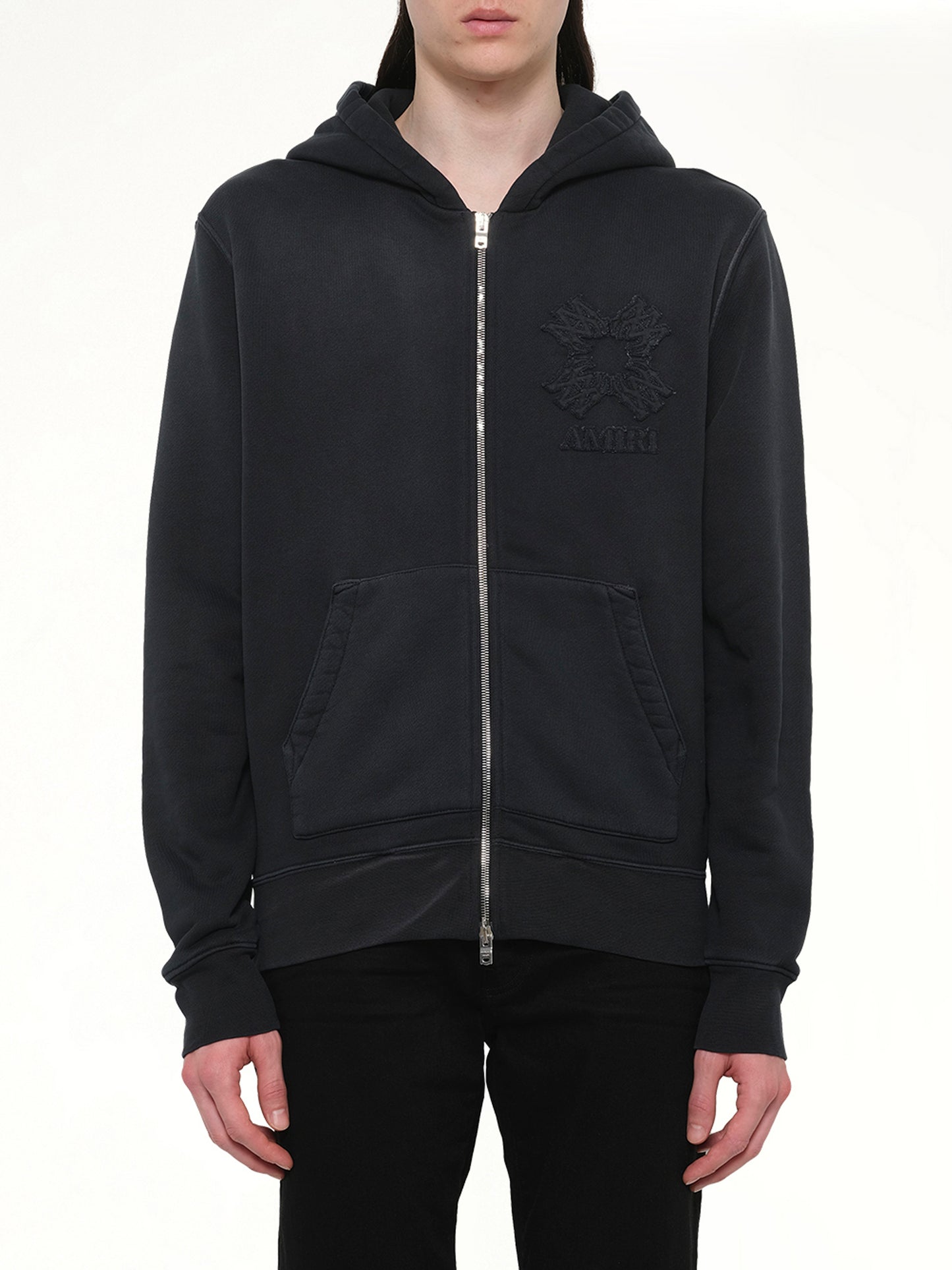 MA Quad Zip Hoodie in Black
