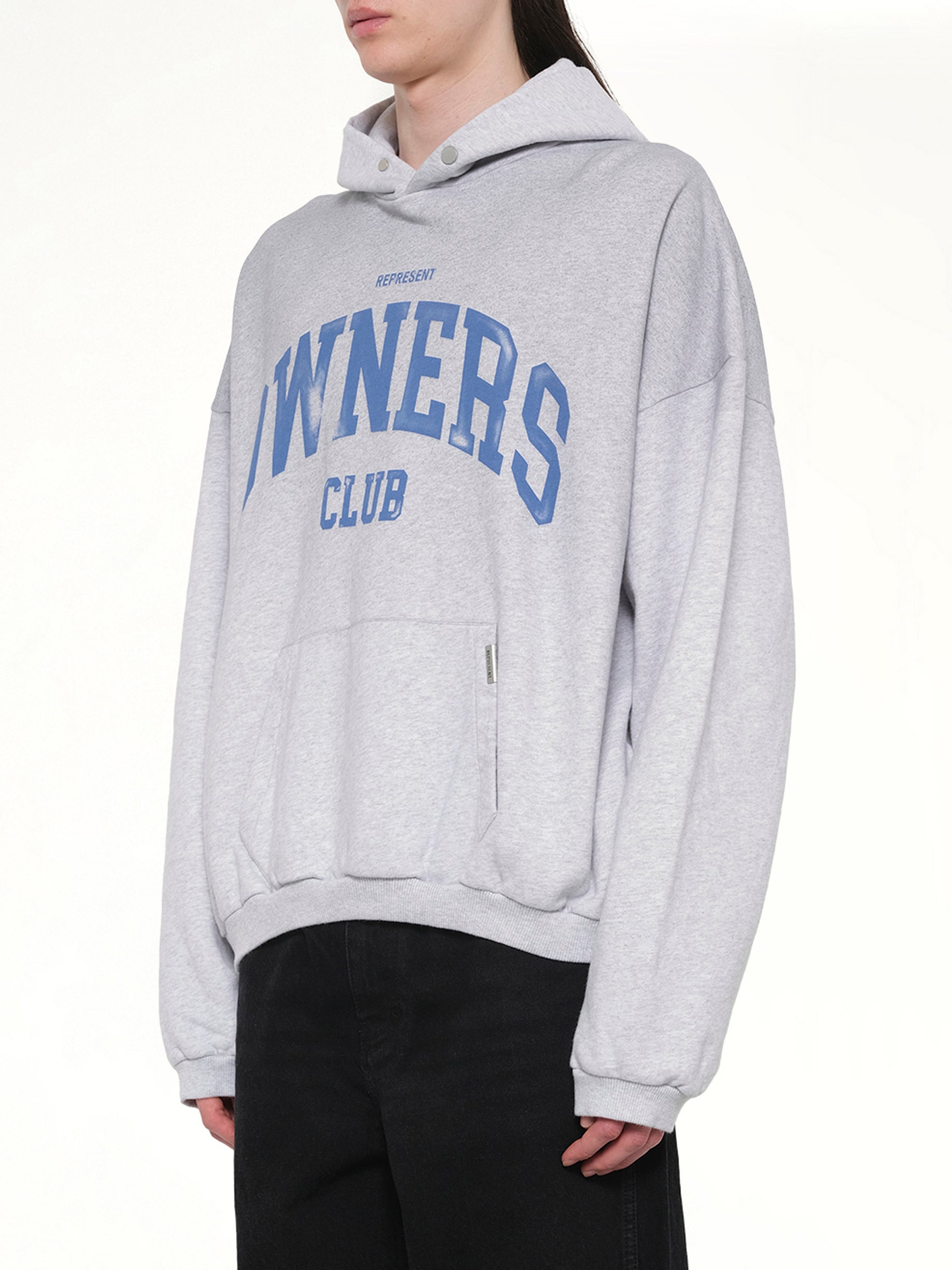 Represent Owners Club 喷溅冰灰混色连帽衫