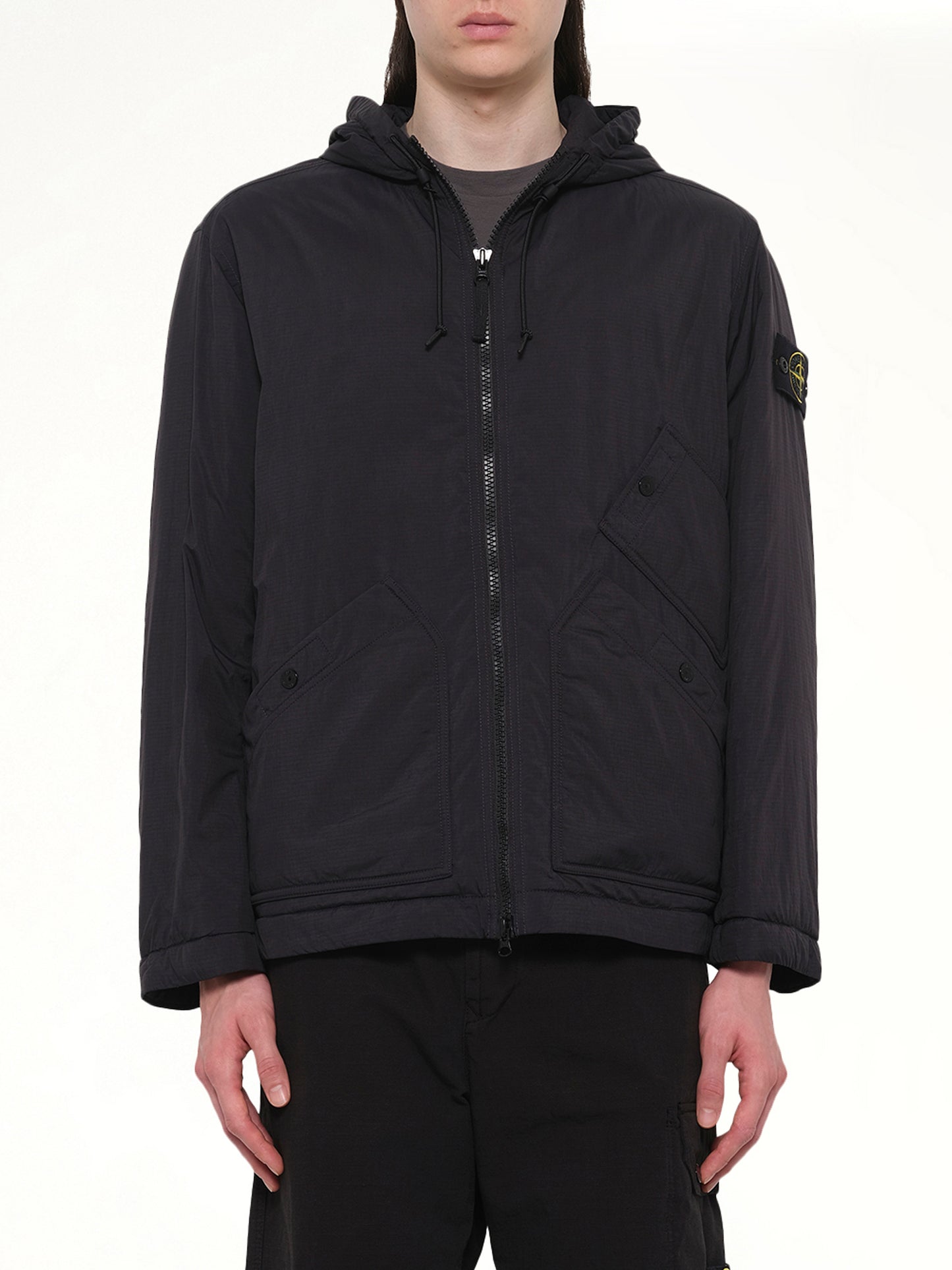 4100018 Ripstop Short Parka in Black