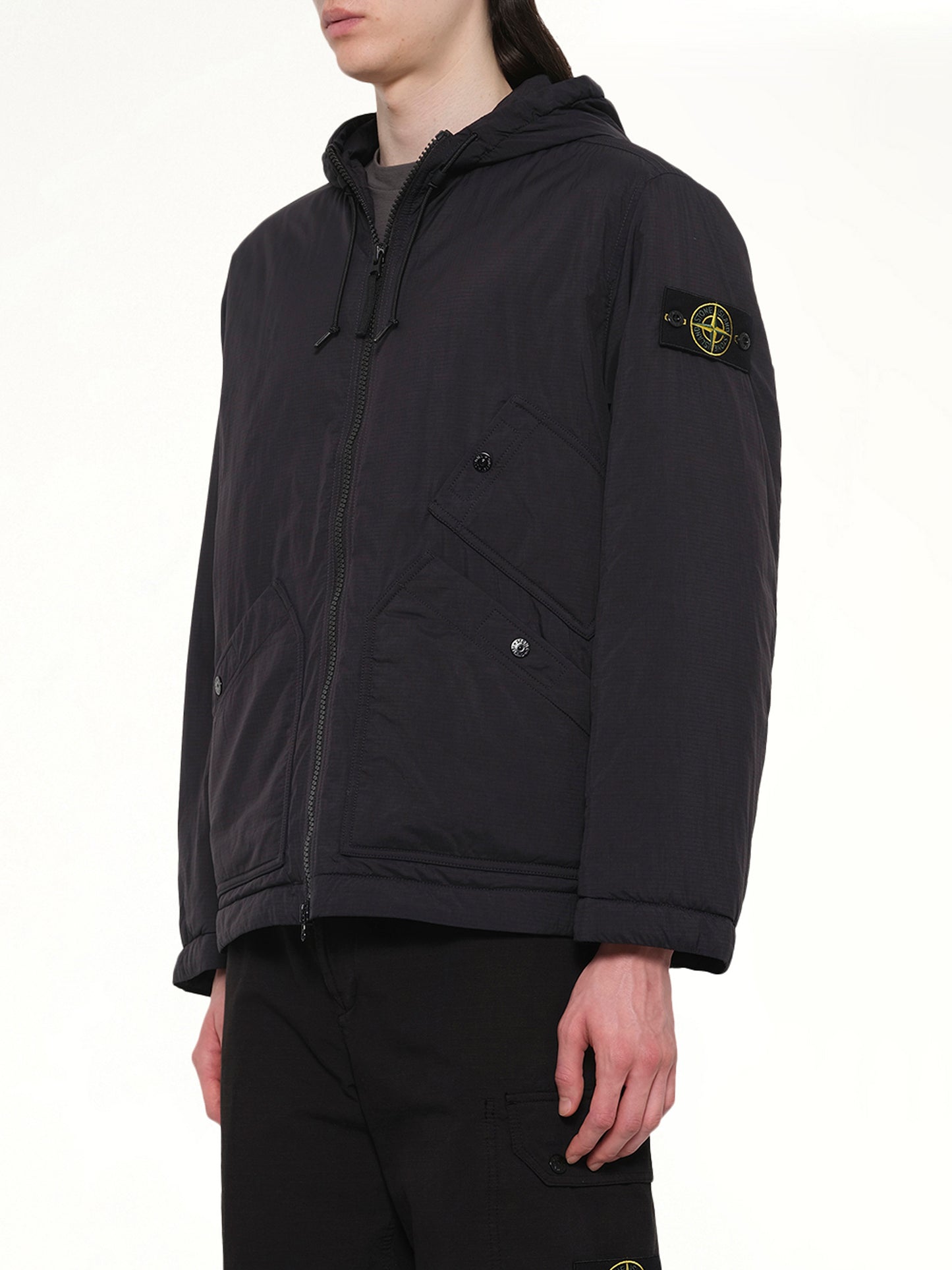 4100018 Ripstop Short Parka in Black