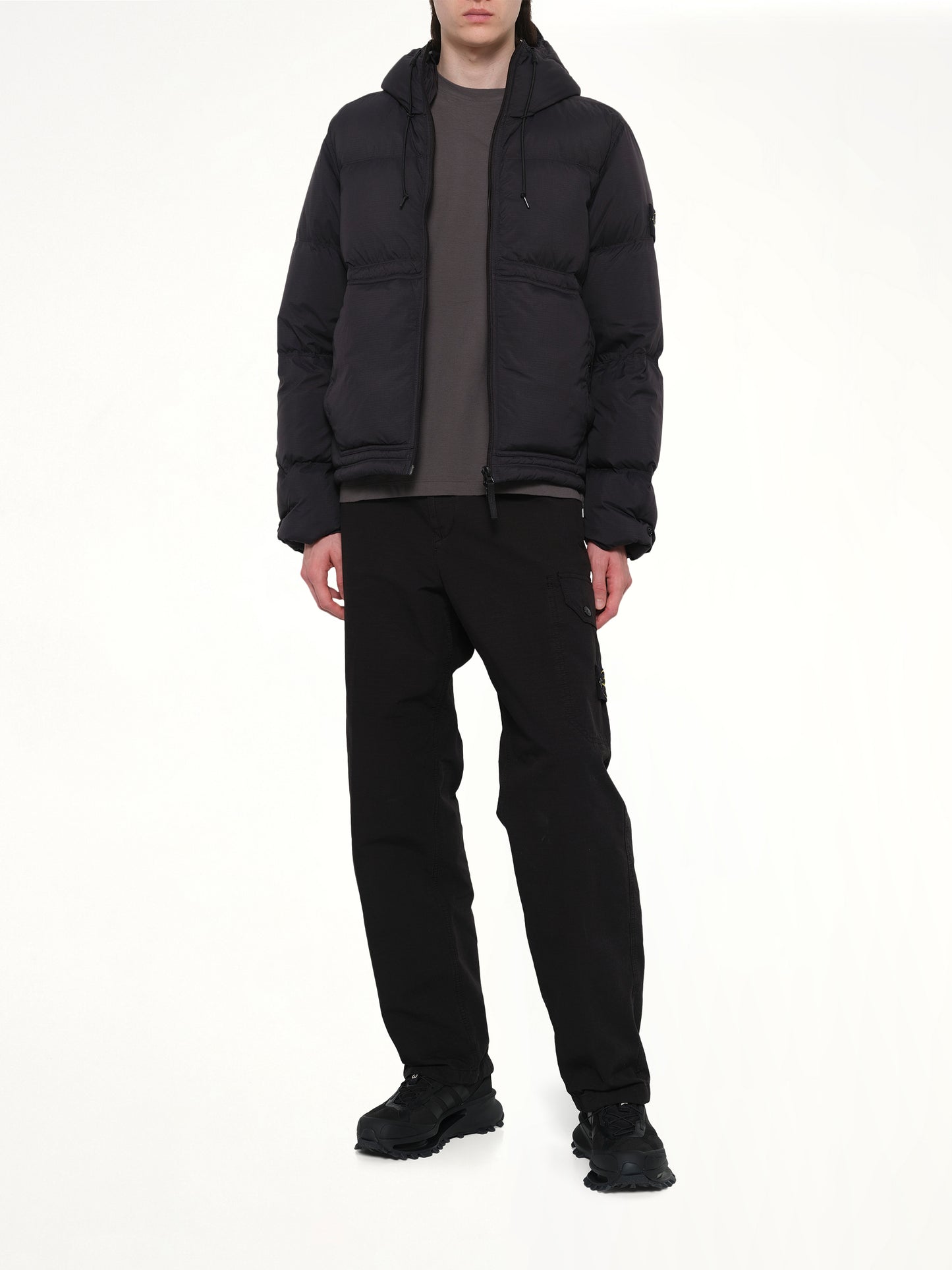 4100019 Ripstop Short Parka in Black