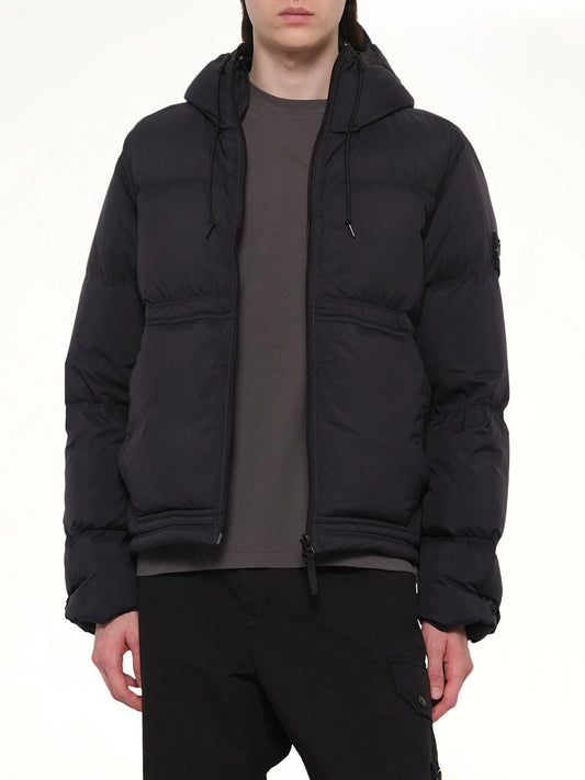 4100019 Ripstop Short Parka in Black