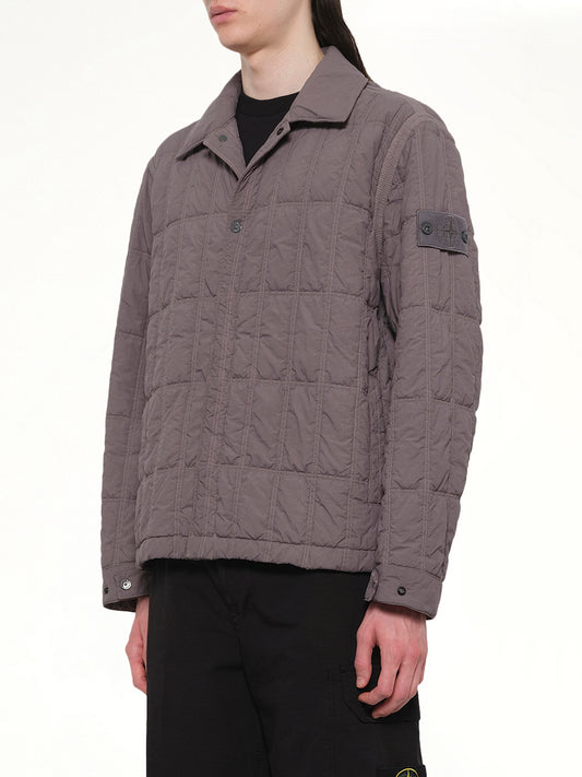 410009 Nylon Smerigliato Jacket in Dark Grey