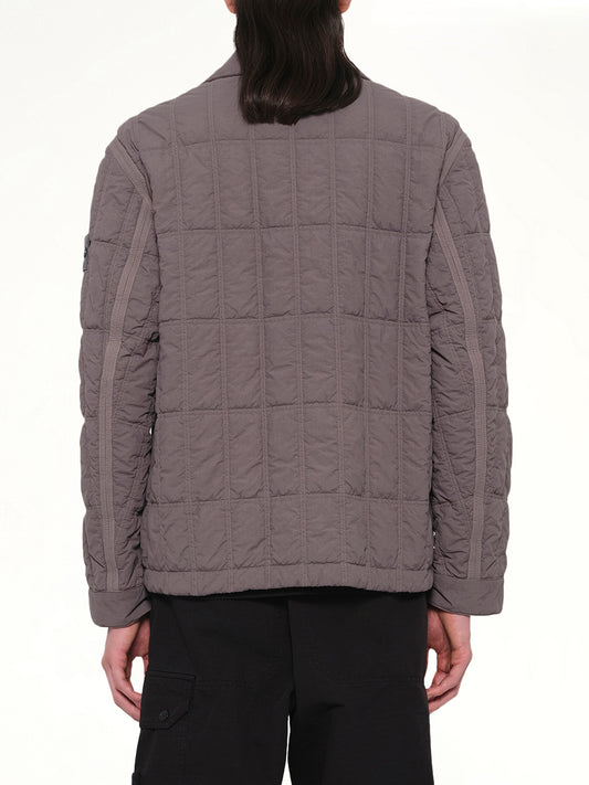 410009 Nylon Smerigliato Jacket in Dark Grey