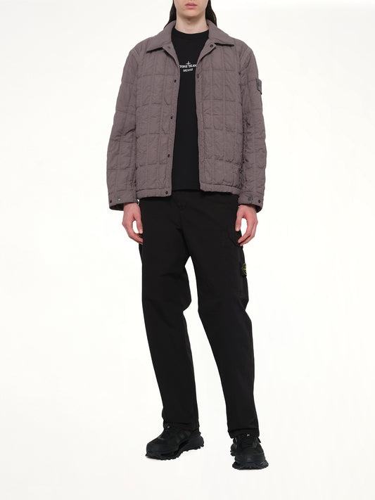 410009 Nylon Smerigliato Jacket in Dark Grey