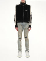 Bones Track Jacket in Black