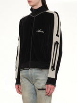 Bones Track Jacket in Black