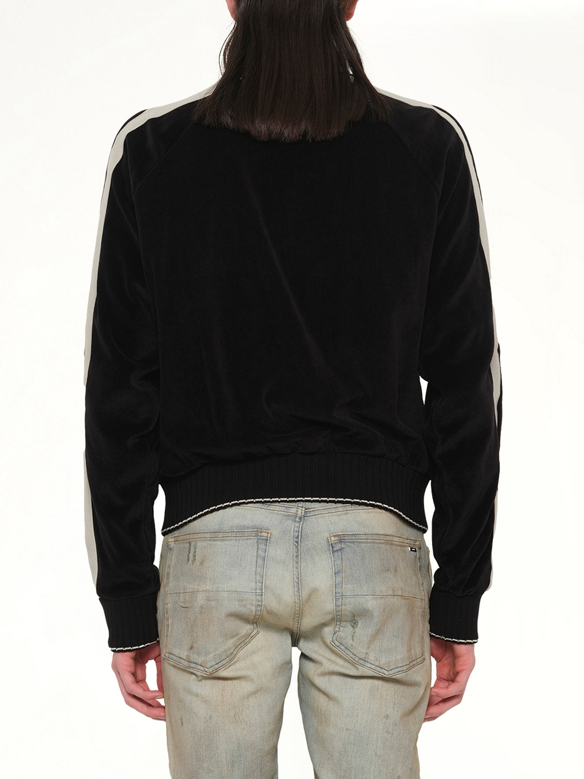 Bones Track Jacket in Black