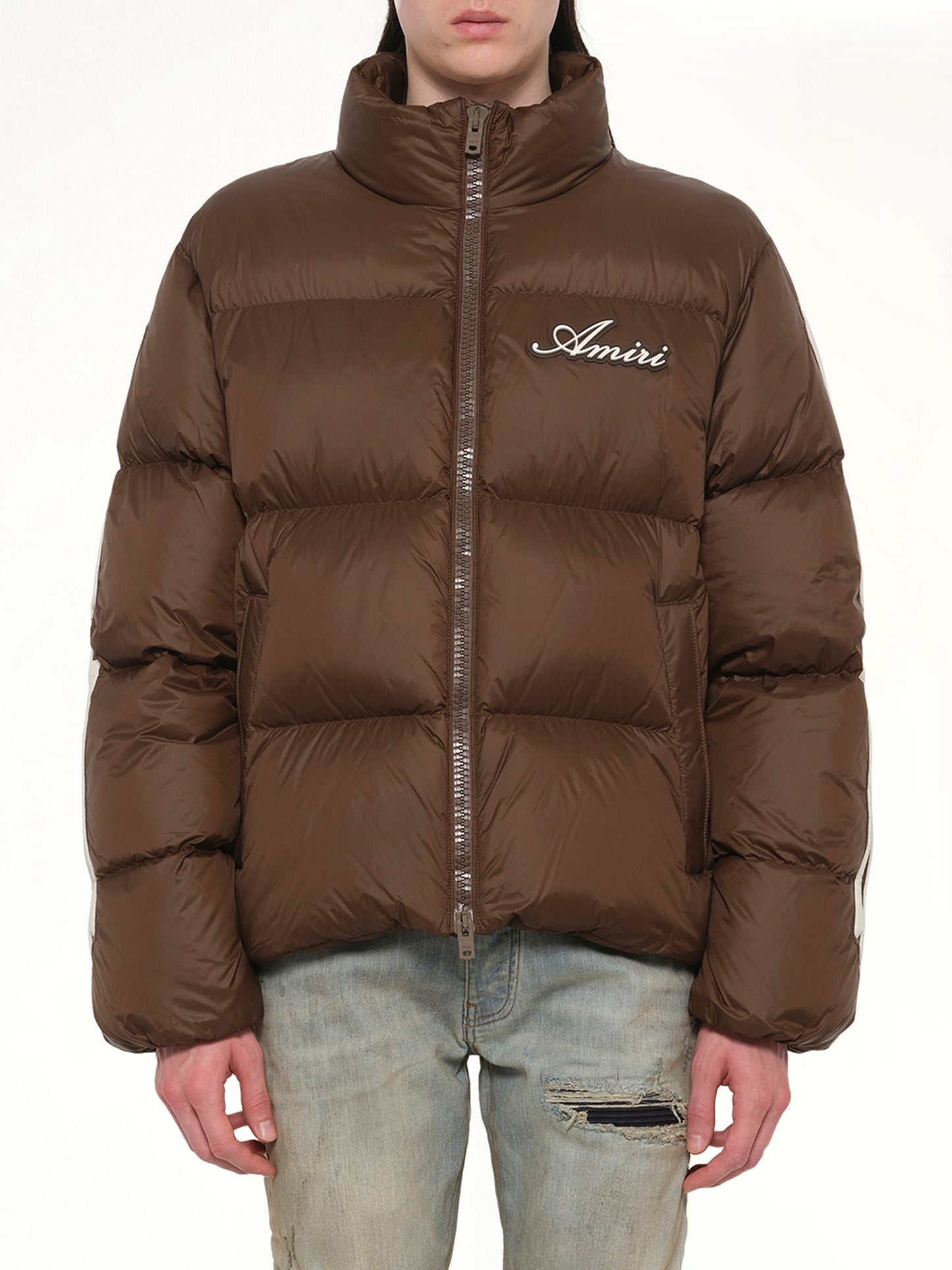 Bones Down Jacket in Dark Brown