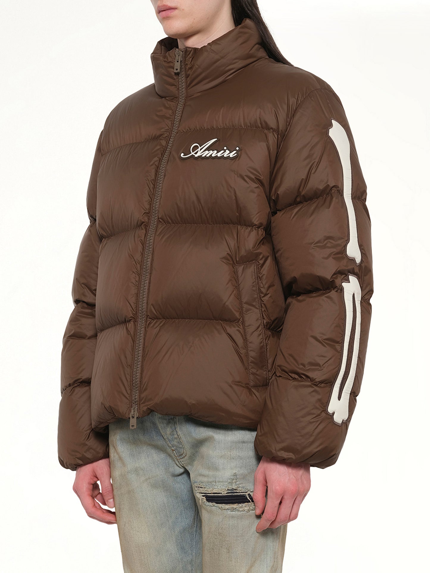 Bones Down Jacket in Dark Brown