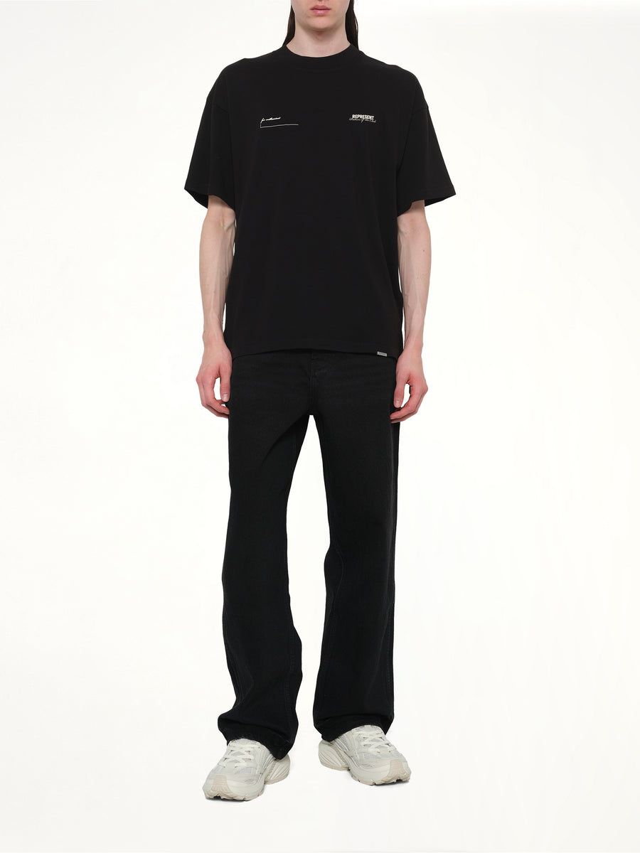 R3 Baggy Denim Jeans in Black