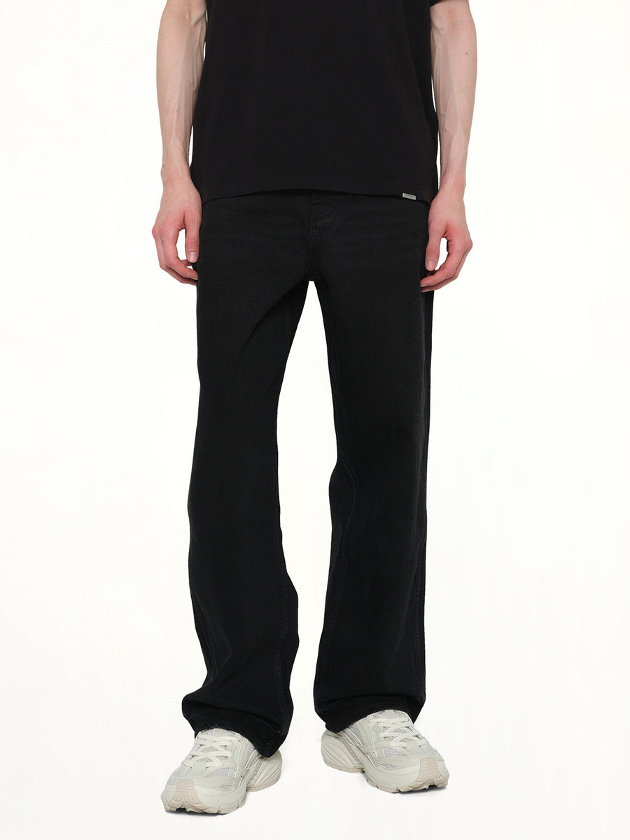 R3 Baggy Denim Jeans in Black