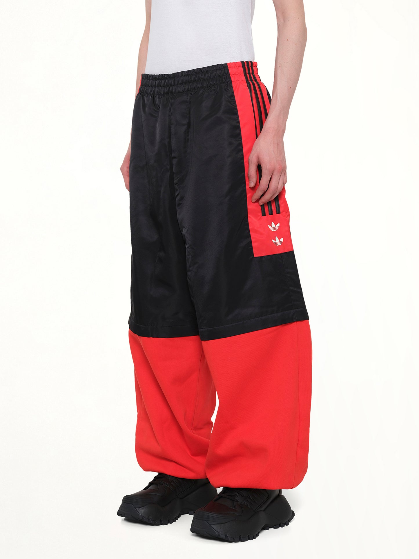 Adidas X Chavarria Gomez Zip Off Pant in Black/Red