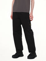 3100011 Organic Cotton Ripstop Trousers in Black