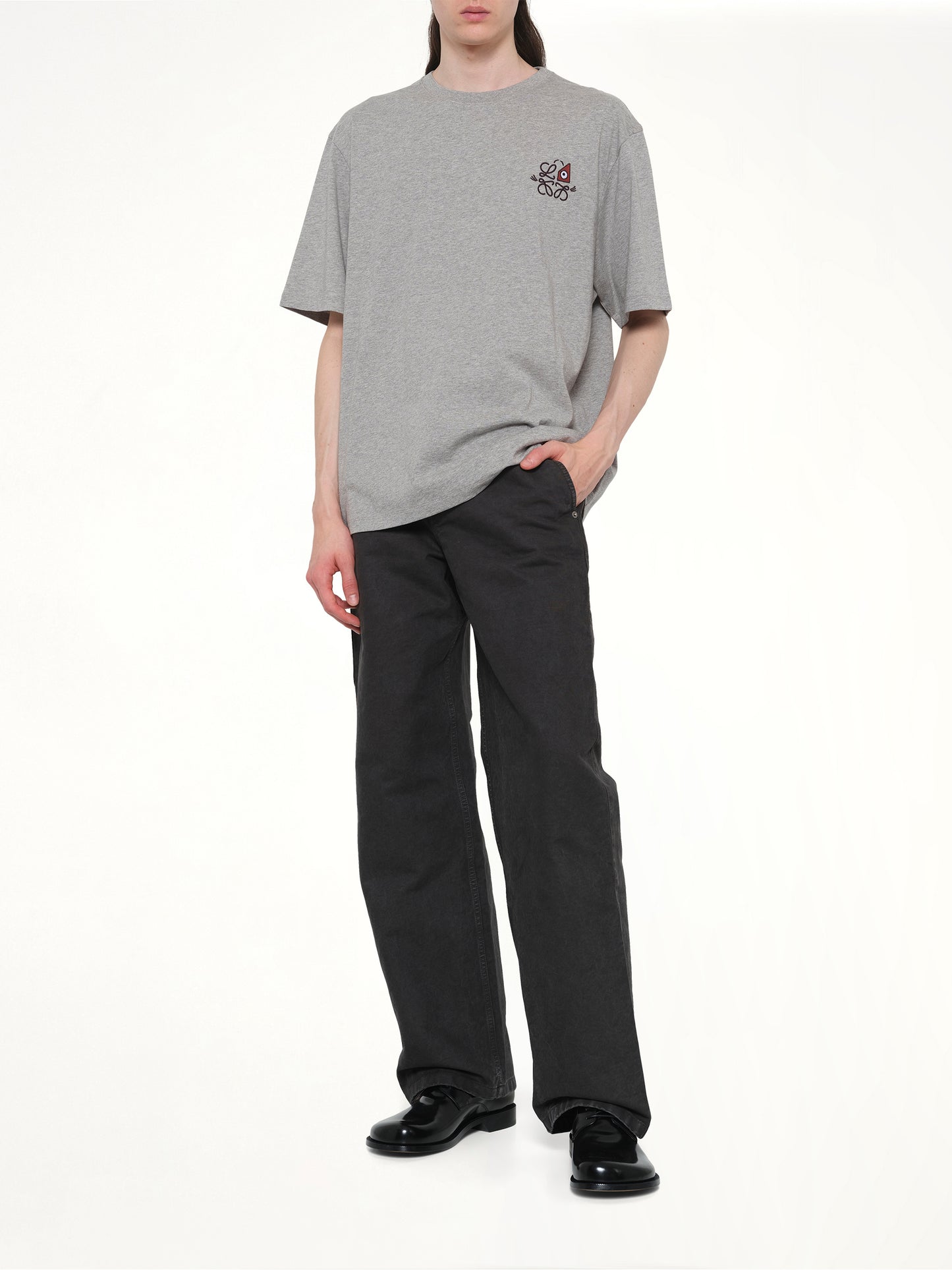 Cotton Trouser in Anthracite