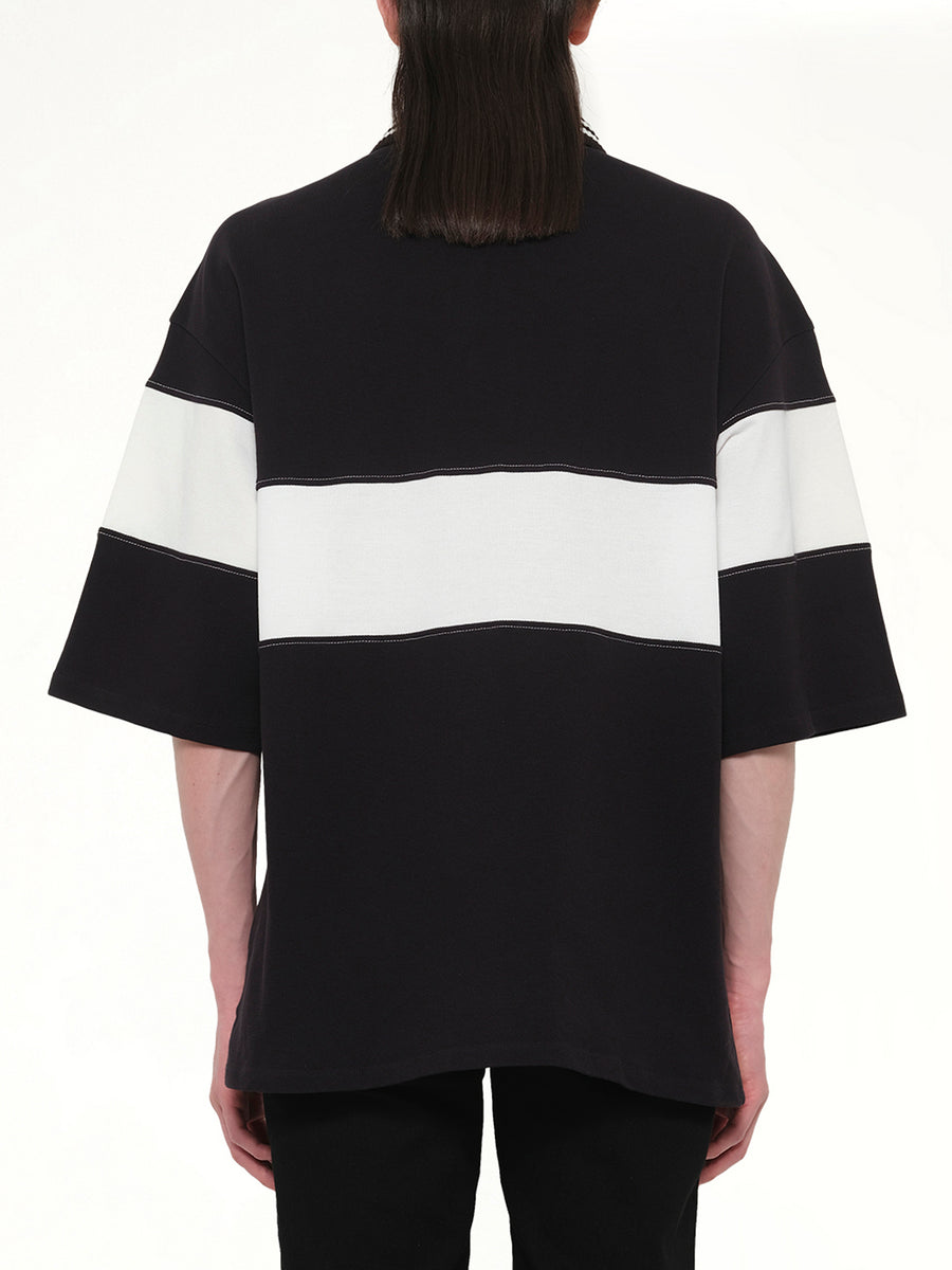 Amiri Sport Oversized Polo in Black