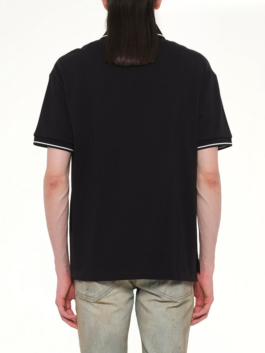 MA Core Logo Polo in Black