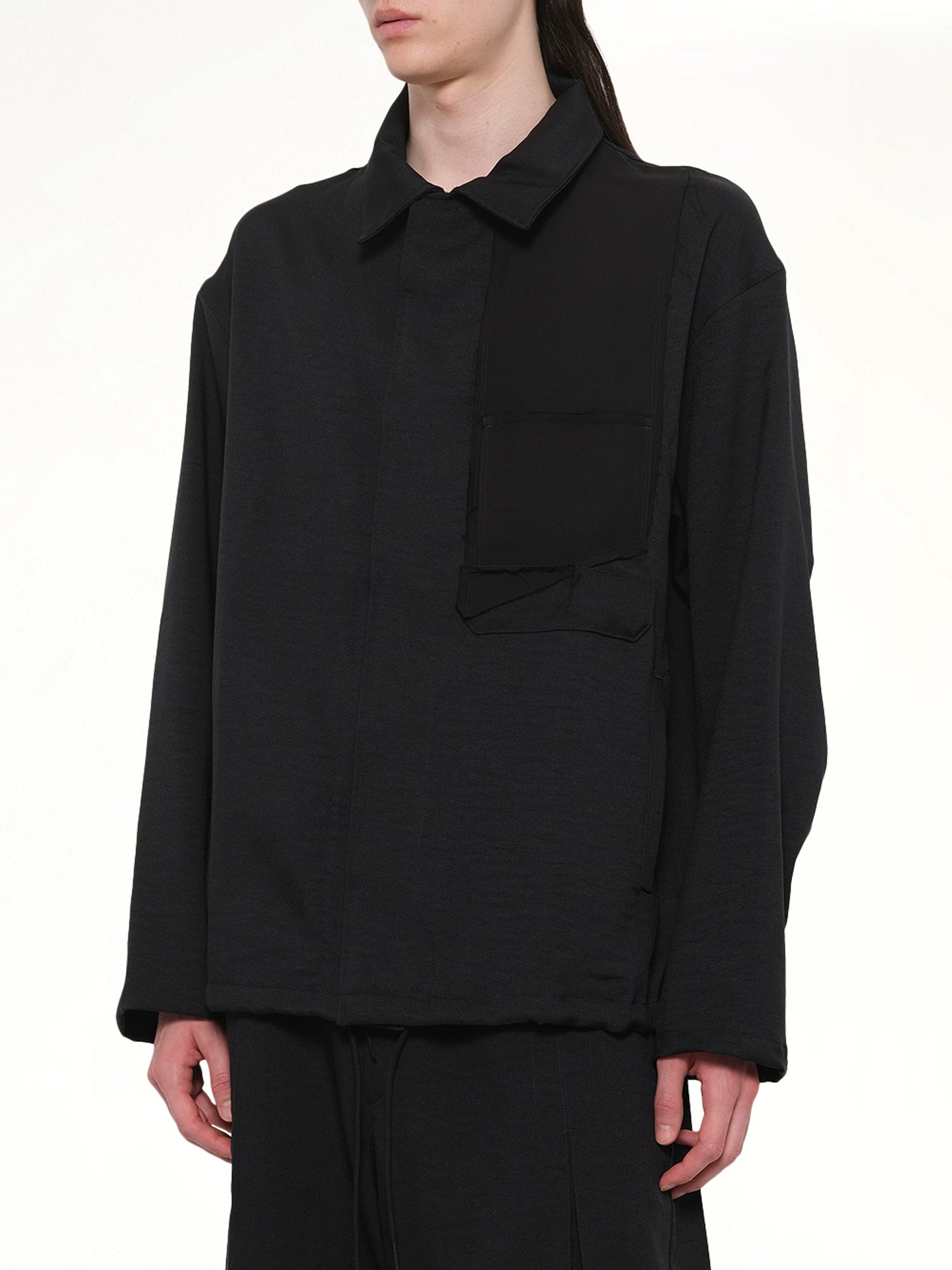 Pleated Shorts in Black