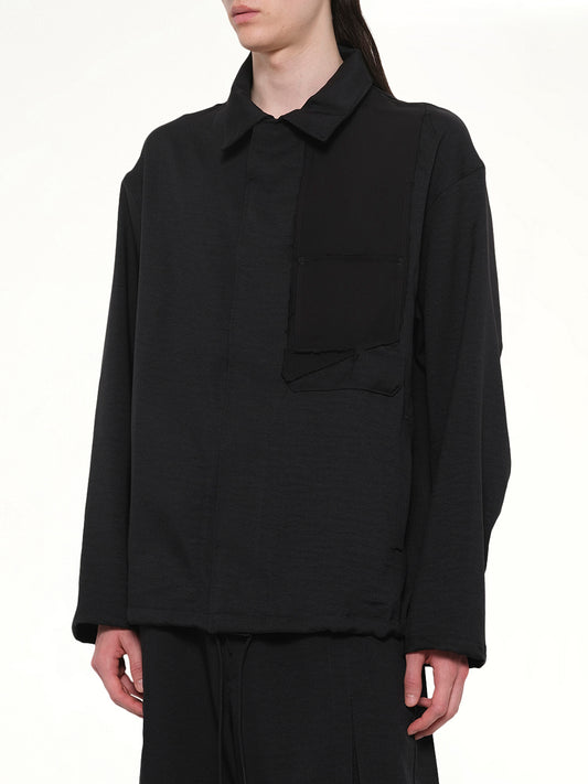 Pleated Shorts in Black