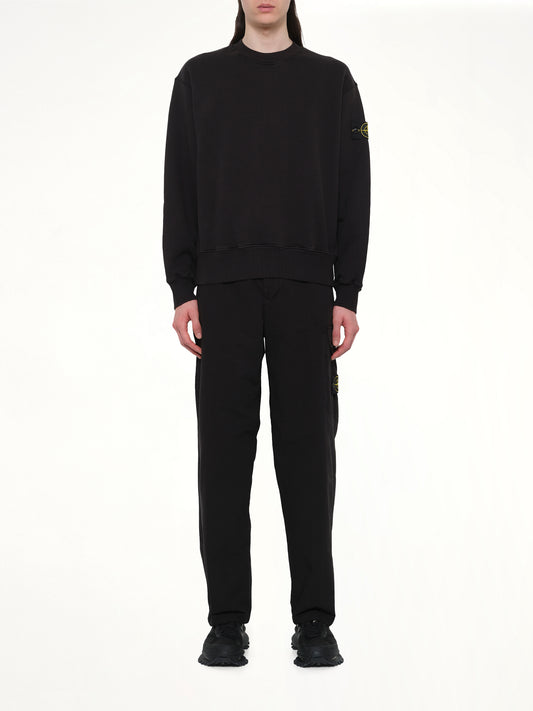 610002 Heavy Cotton Fleece Sweatshirt in Black