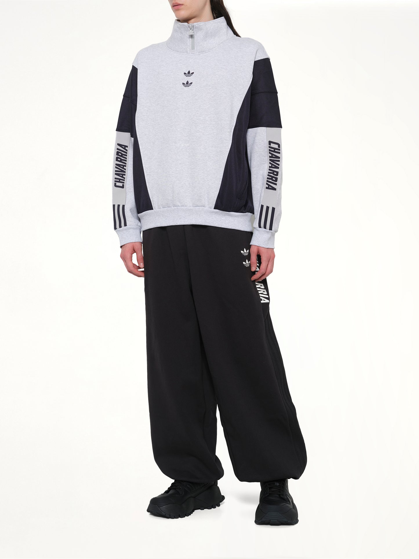 Adidas x WC Watsonville Sweatshirt in Light Grey