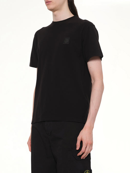 210003 Ghost S/S T-Shirt in Black