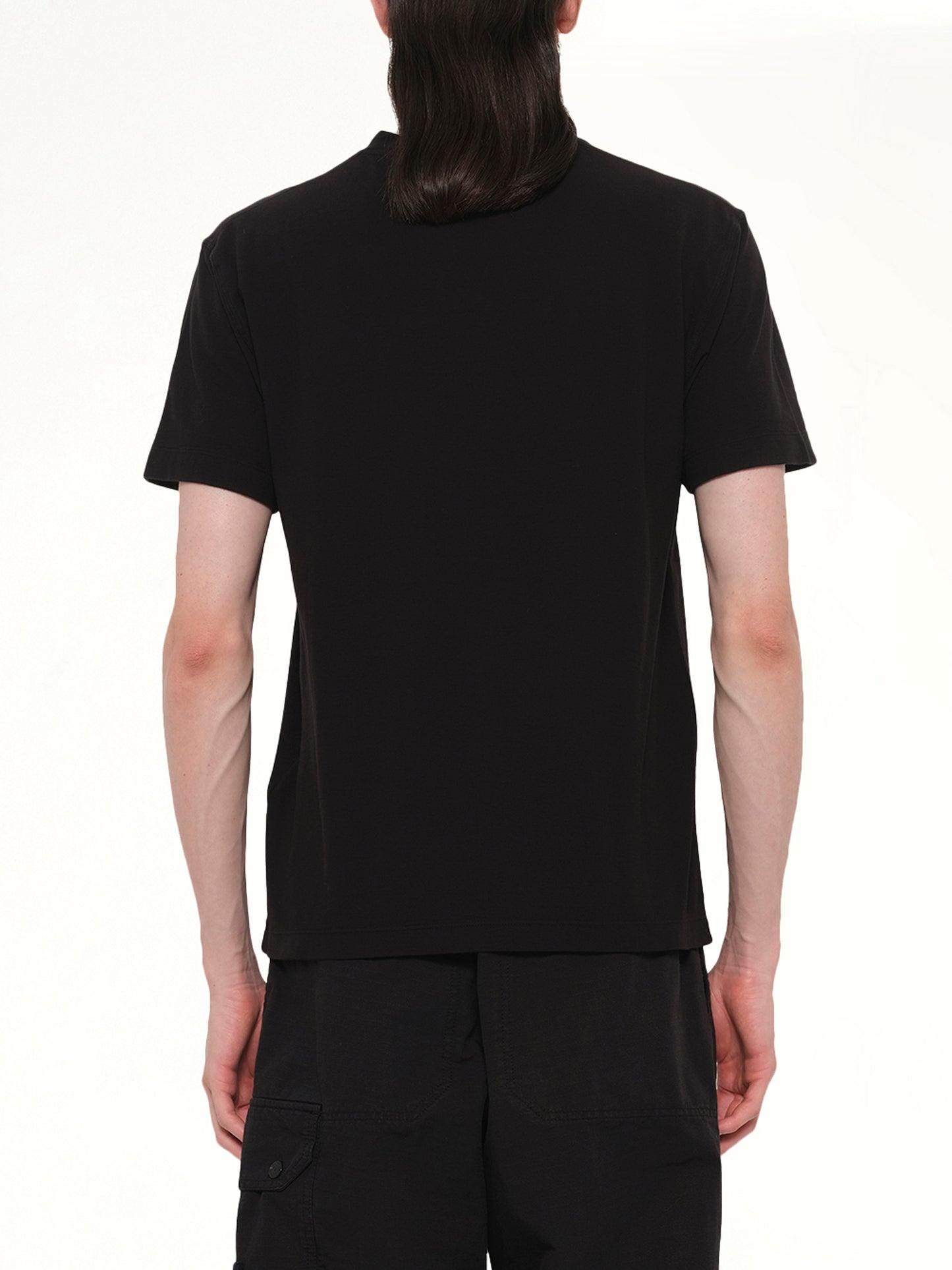 210003 Ghost S/S T-Shirt in Black